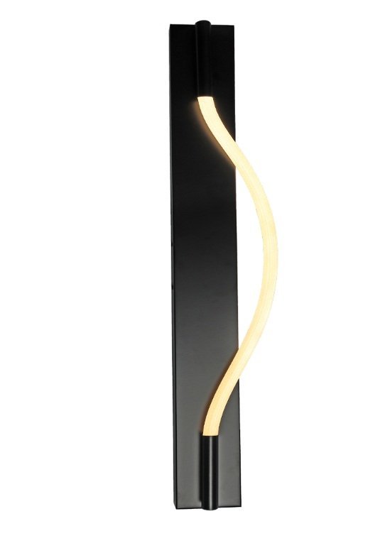 APLIQUE DE PARED 12W 60CM 3000K NEGRO